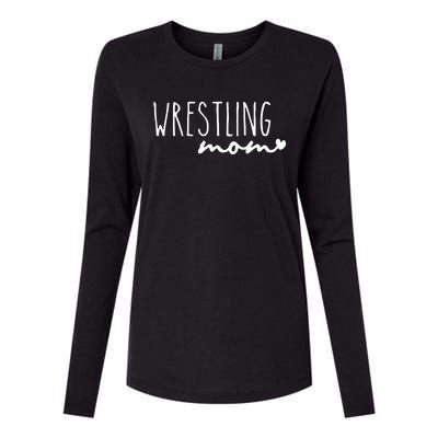 Wrestling Mom Wrestler Mom Womens Cotton Relaxed Long Sleeve T-Shirt