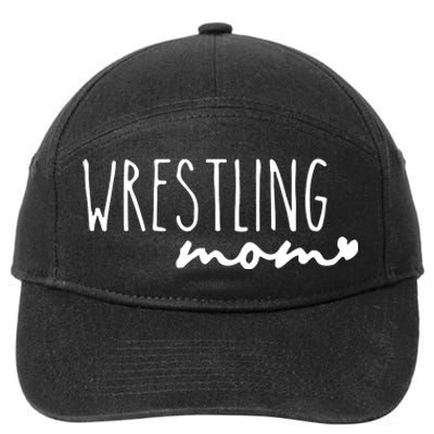 Wrestling Mom Wrestler Mom 7-Panel Snapback Hat