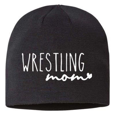 Wrestling Mom Wrestler Mom Sustainable Beanie