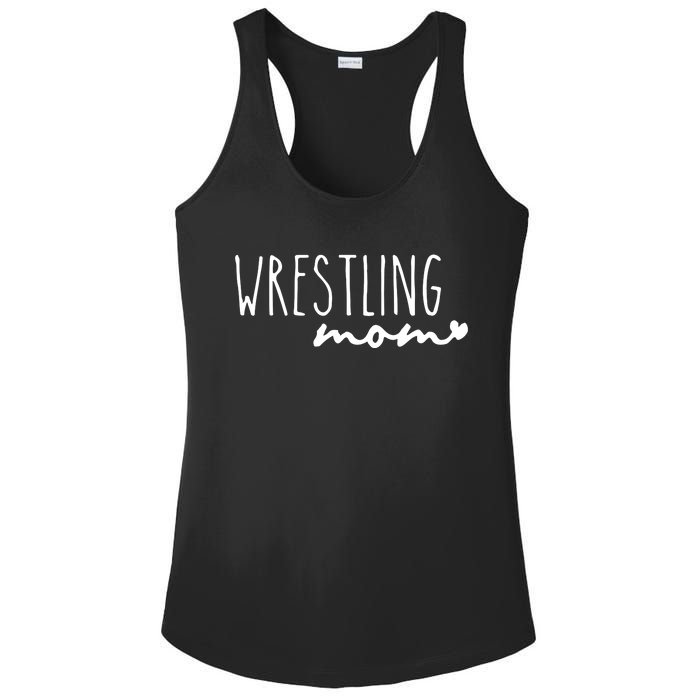 Wrestling Mom Wrestler Mom Ladies PosiCharge Competitor Racerback Tank