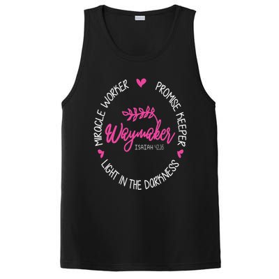 Waymaker Miracle Worker Promise Keeper Isaiah 4216 PosiCharge Competitor Tank