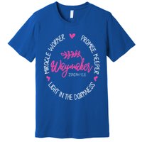 Waymaker Miracle Worker Promise Keeper Isaiah 4216 Premium T-Shirt