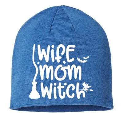 Wife Mom Witch Great Gift Sustainable Beanie