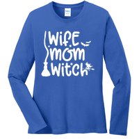 Wife Mom Witch Great Gift Ladies Long Sleeve Shirt