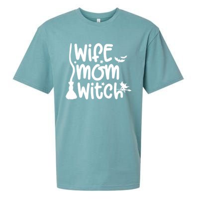 Wife Mom Witch Great Gift Sueded Cloud Jersey T-Shirt