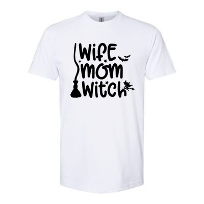 Wife Mom Witch Great Gift Softstyle® CVC T-Shirt