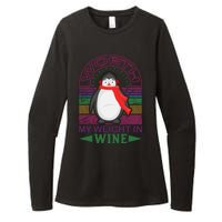 Worth My Weight In Wine Womens CVC Long Sleeve Shirt