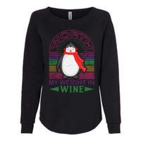 Worth My Weight In Wine Womens California Wash Sweatshirt