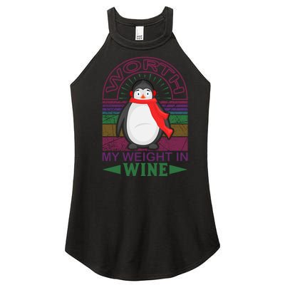 Worth My Weight In Wine Women's Perfect Tri Rocker Tank