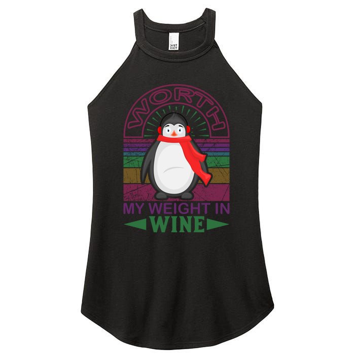 Worth My Weight In Wine Women's Perfect Tri Rocker Tank