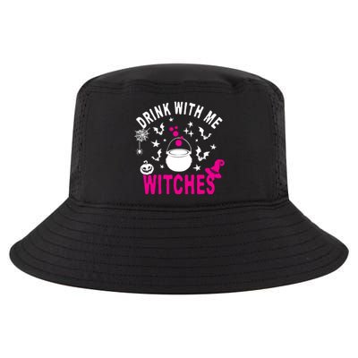 With Me Witches Be Crazy Drunken Witch Halloween Gift Cool Comfort Performance Bucket Hat