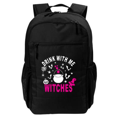 With Me Witches Be Crazy Drunken Witch Halloween Gift Backpack