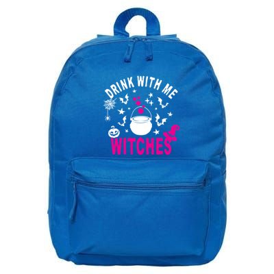 With Me Witches Be Crazy Drunken Witch Halloween Gift 16 in Basic Backpack