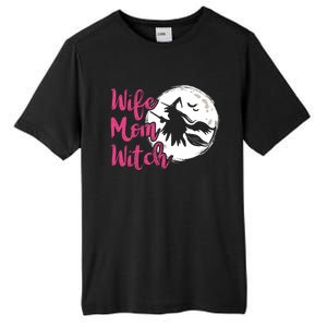 Wife Mom Witch Witch Halloween Costume Gift Tall Fusion ChromaSoft Performance T-Shirt