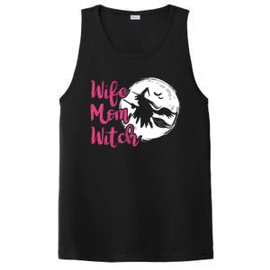 Wife Mom Witch Witch Halloween Costume Gift PosiCharge Competitor Tank