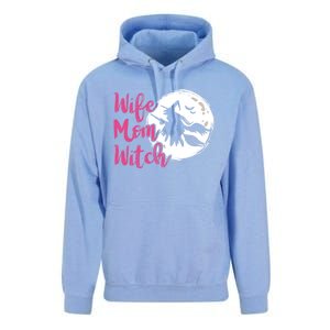 Wife Mom Witch Witch Halloween Costume Gift Unisex Surf Hoodie