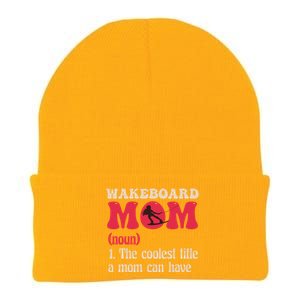 Wakeboard Mom Water Surfing Boating Skiing Wakeboarding Gift Knit Cap Winter Beanie