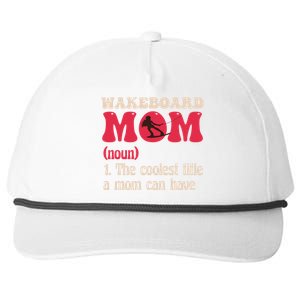 Wakeboard Mom Water Surfing Boating Skiing Wakeboarding Gift Snapback Five-Panel Rope Hat