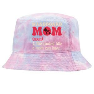 Wakeboard Mom Water Surfing Boating Skiing Wakeboarding Gift Tie-Dyed Bucket Hat