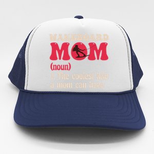 Wakeboard Mom Water Surfing Boating Skiing Wakeboarding Gift Trucker Hat