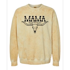 Western Mama Colorblast Crewneck Sweatshirt