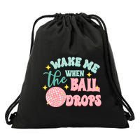 Wake Me When The Ball Drops New Year Eve 2024 Gift Drawstring Bag