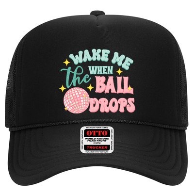 Wake Me When The Ball Drops New Year Eve 2024 Gift Trucker Hat