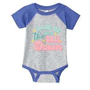 Wake Me When The Ball Drops New Year Eve 2024 Gift Infant Baby Jersey Bodysuit