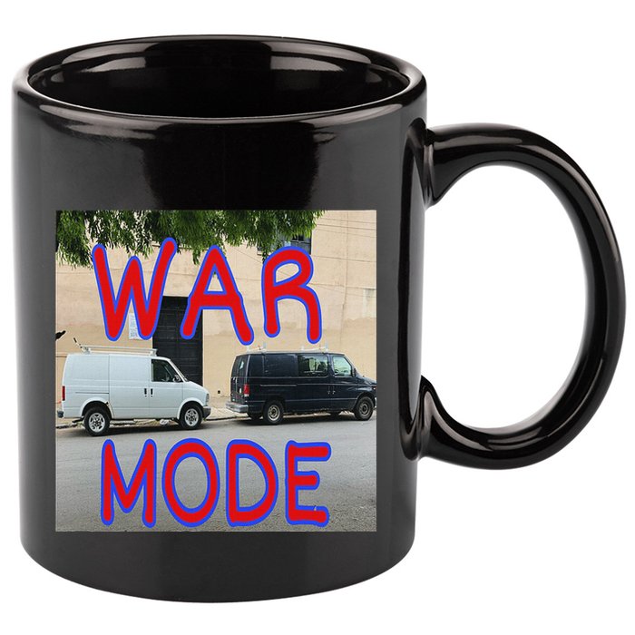 War Mode 11oz C Handle Ceramic Mug