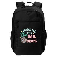 Wake Me When The Ball Drops Retro Happy New Year Meaningful Gift Backpack