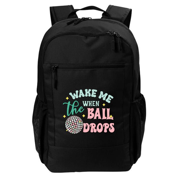 Wake Me When The Ball Drops Retro Happy New Year Meaningful Gift Backpack