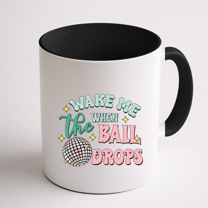 Wake Me When The Ball Drops Retro Happy New Year Meaningful Gift Mug