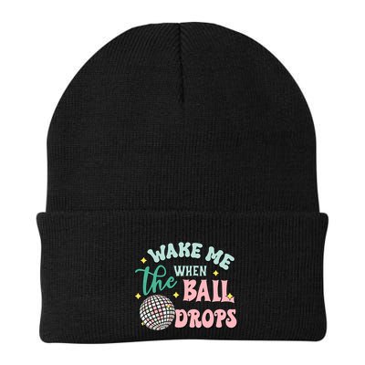 Wake Me When The Ball Drops Retro Happy New Year Meaningful Gift Beanie