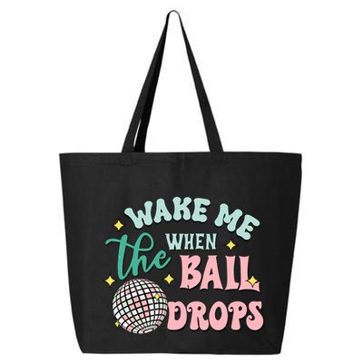 Wake Me When The Ball Drops Retro Happy New Year Meaningful Gift 25L Jumbo Tote