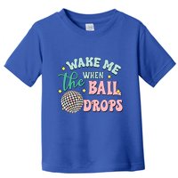 Wake Me When The Ball Drops Retro Happy New Year Meaningful Gift Toddler T-Shirt