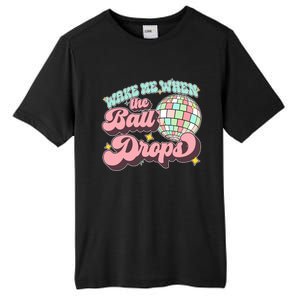 Wake Me When The Ball Drops Happy New Year 2024 Gift Tall Fusion ChromaSoft Performance T-Shirt