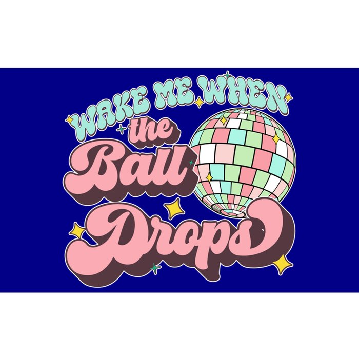 Wake Me When The Ball Drops Happy New Year 2024 Gift Bumper Sticker