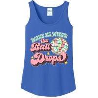 Wake Me When The Ball Drops Happy New Year 2024 Gift Ladies Essential Tank