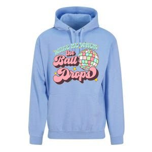 Wake Me When The Ball Drops Happy New Year 2024 Gift Unisex Surf Hoodie