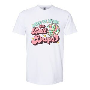 Wake Me When The Ball Drops Happy New Year 2024 Gift Softstyle CVC T-Shirt