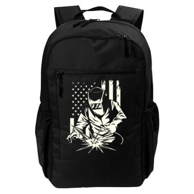 Welder Metal Worker Welding Blacksmithing July 4 US Flag Daily Commute Backpack