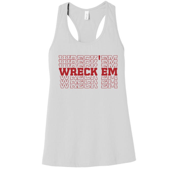 Wreckem Mirror Women's Racerback Tank