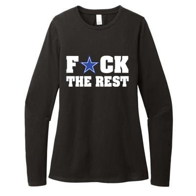 Will M Wearing Fuck The Rest Dallas Cowboy Womens CVC Long Sleeve Shirt