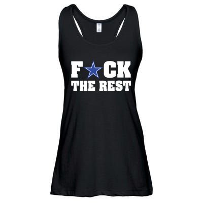 Will M Wearing Fuck The Rest Dallas Cowboy Ladies Essential Flowy Tank