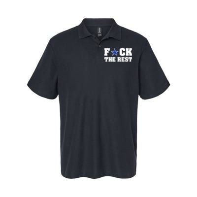 Will M Wearing Fuck The Rest Dallas Cowboy Softstyle Adult Sport Polo