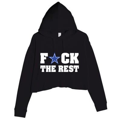 Will M Wearing Fuck The Rest Dallas Cowboy Crop Fleece Hoodie