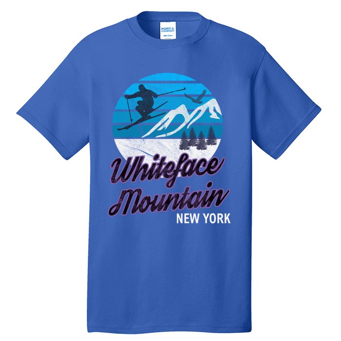 Whiteface Mountain Wilmington Ny Usa Skiing Snowboarding Meaningful Gift Tall T-Shirt