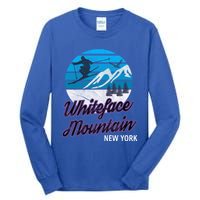 Whiteface Mountain Wilmington Ny Usa Skiing Snowboarding Meaningful Gift Tall Long Sleeve T-Shirt