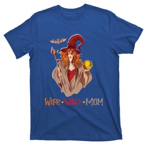 Wife Mom Witch Funny Halloween Costume Cute Gift T-Shirt