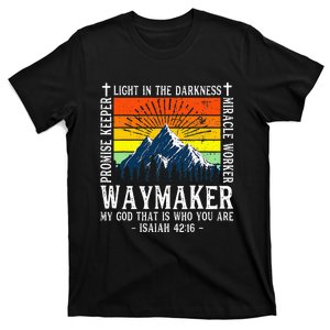 Waymaker Miracle Worker Promise Keeper Christian T-Shirt